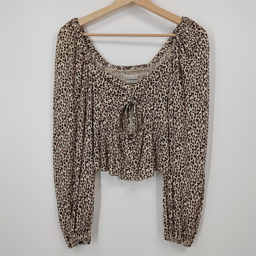 Urban Outfitters Peplum Ruffle Top